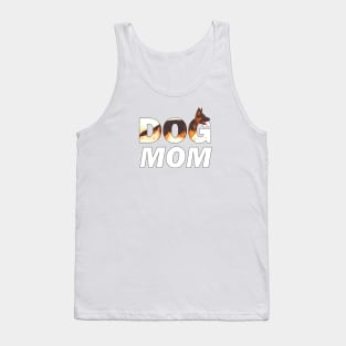 Dog Mom - German Shepherd oil painting wordart Tank Top